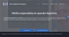 Desktop Screenshot of digestivodominguez.com